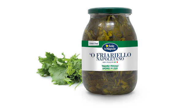 Napoletan friarielli (broccoli) in sunflower oil - Chef line