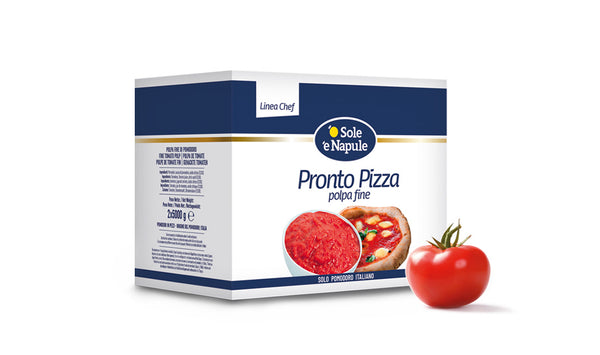 Fine tomato pulp pronto pizza box - Chef line